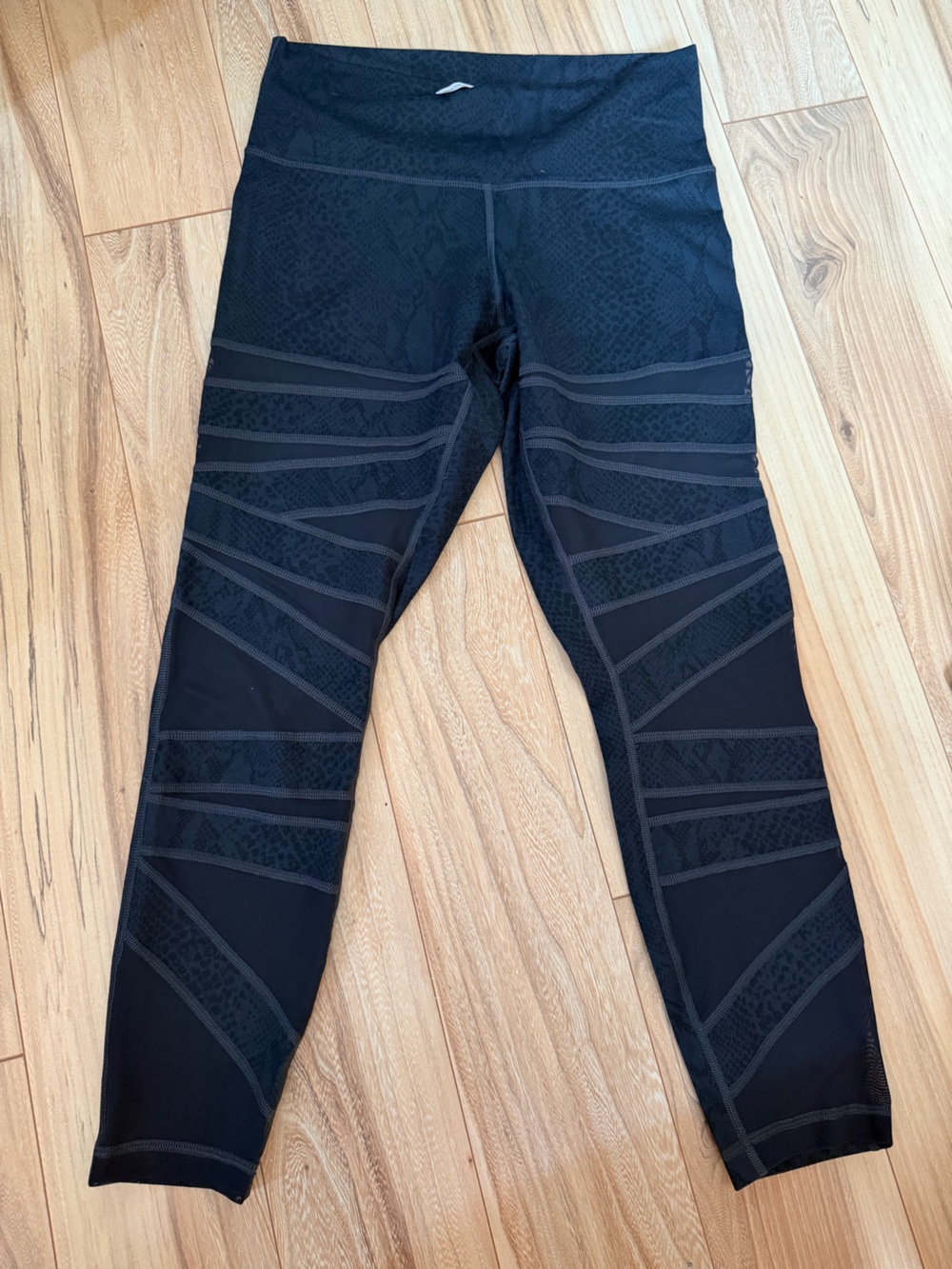 lululemon athletic High Times Tech Mesh Legging - snake skin print
